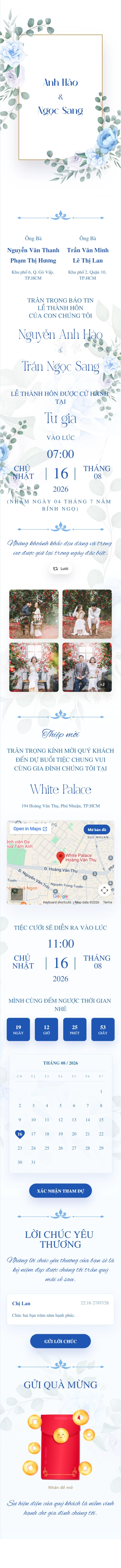 Hoa xanh thanh khiết